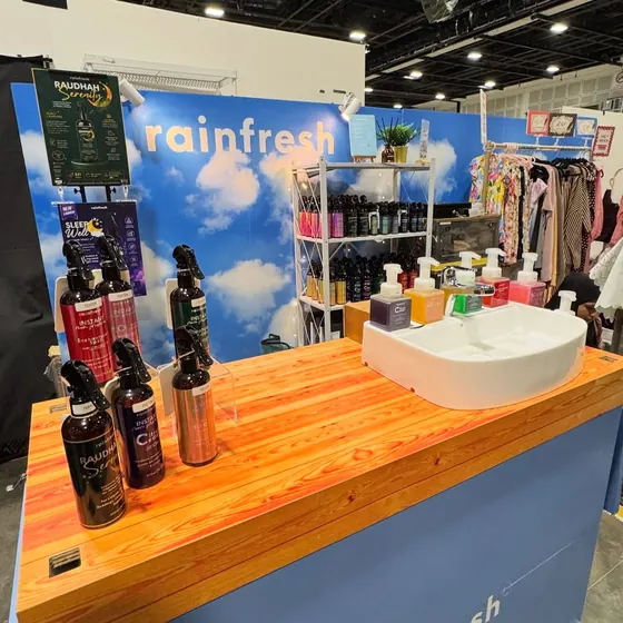 The Rainfresh booth at Twilight, September 2026